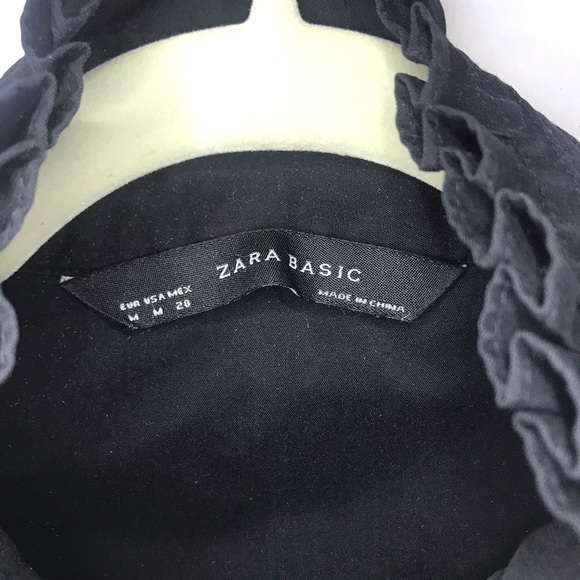 Zara sleeveless black top size M - Picture 3 of 7